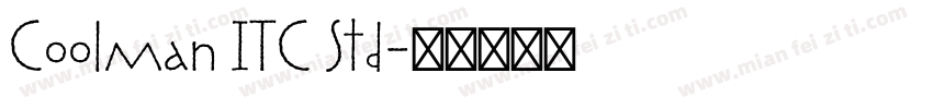 Coolman ITC Std字体转换